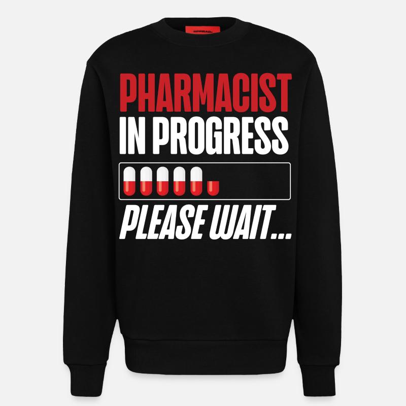 Pharmacy Tech Technician - Sweatshirt - made by SPREAD  - SOLID BLACK