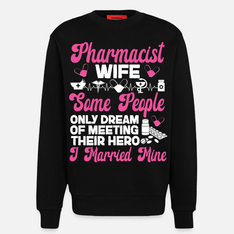 Pharmacy Tech Technician - Sweatshirt - made by SPREAD  - SOLID BLACK