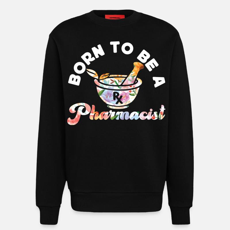 Pharmacy Tech Technician - Sweatshirt - made by SPREAD  - SOLID BLACK