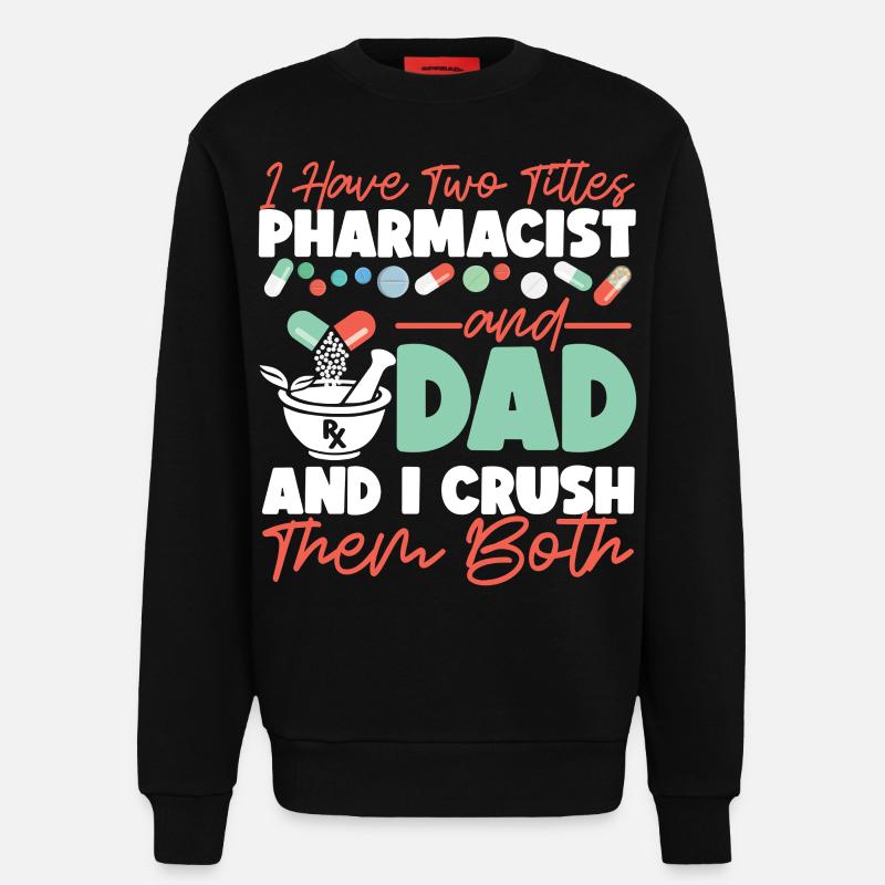 Pharmacy Tech Technician - Sweatshirt - made by SPREAD - SOLID BLACK
