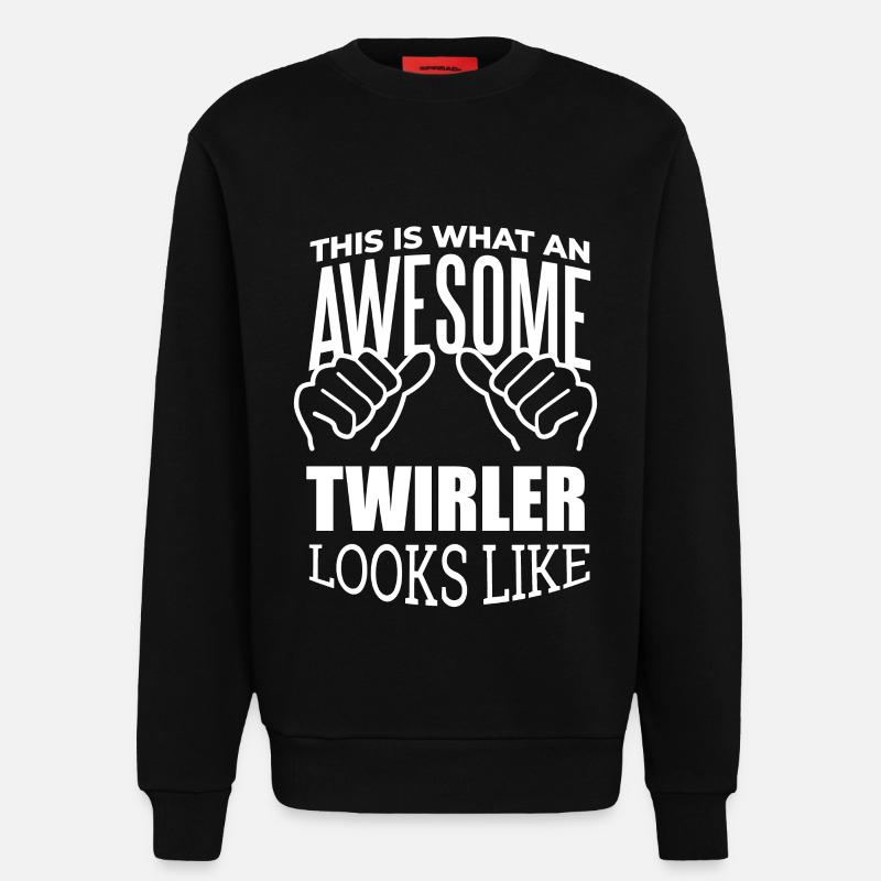 drehend - Sweatshirt - made by SPREAD  - SOLID BLACK