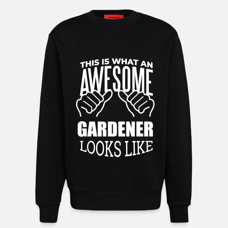 Gartenarbeit - Sweatshirt - made by SPREAD  - SOLID BLACK