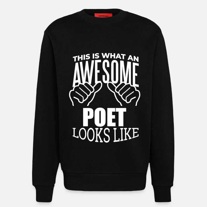 Dichter - Sweatshirt - made by SPREAD  - SOLID BLACK