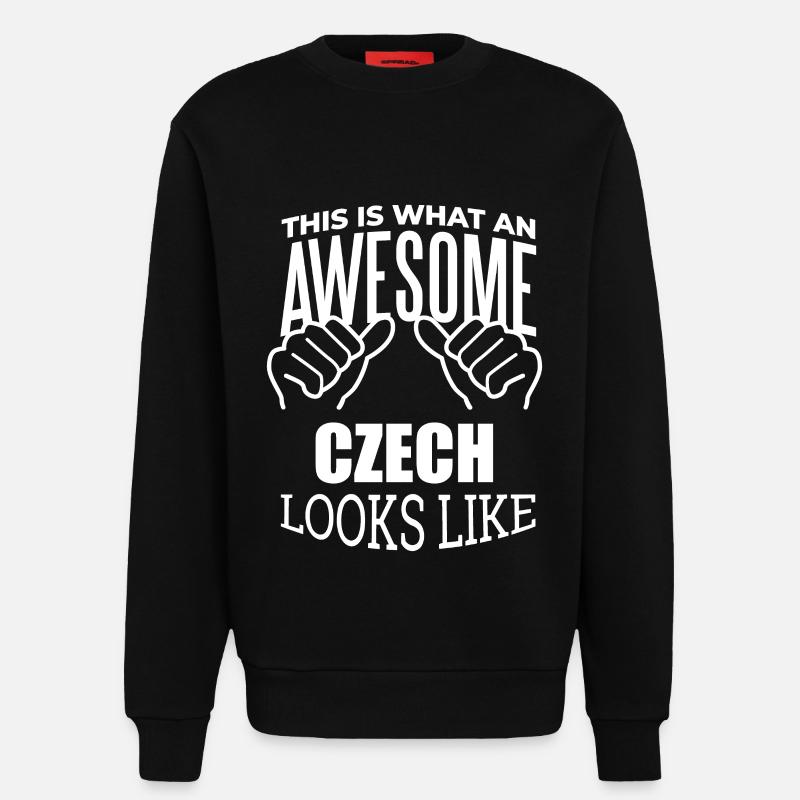 Tschechische Republik - Sweatshirt - made by SPREAD  - SOLID BLACK