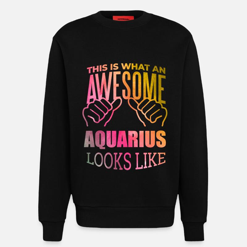 Wassermann - Sweatshirt - made by SPREAD  - SOLID BLACK