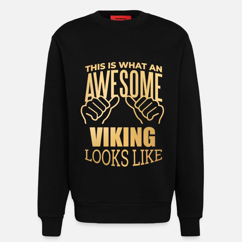 Wikinger - Sweatshirt - made by SPREAD  - SOLID BLACK