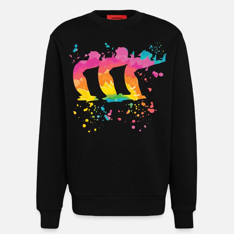 Artistic Swim Team Synchronschwimmen - Sweatshirt - made by SPREAD  - SOLID BLACK