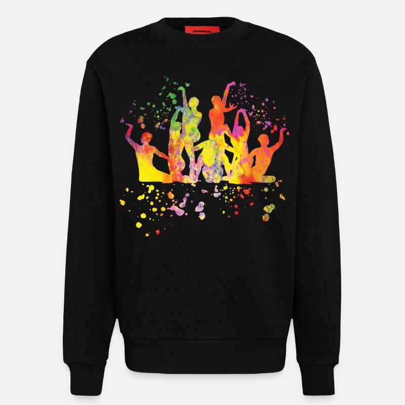 Artistic Swim Team Synchronschwimmen - Sweatshirt - made by SPREAD  - SOLID BLACK