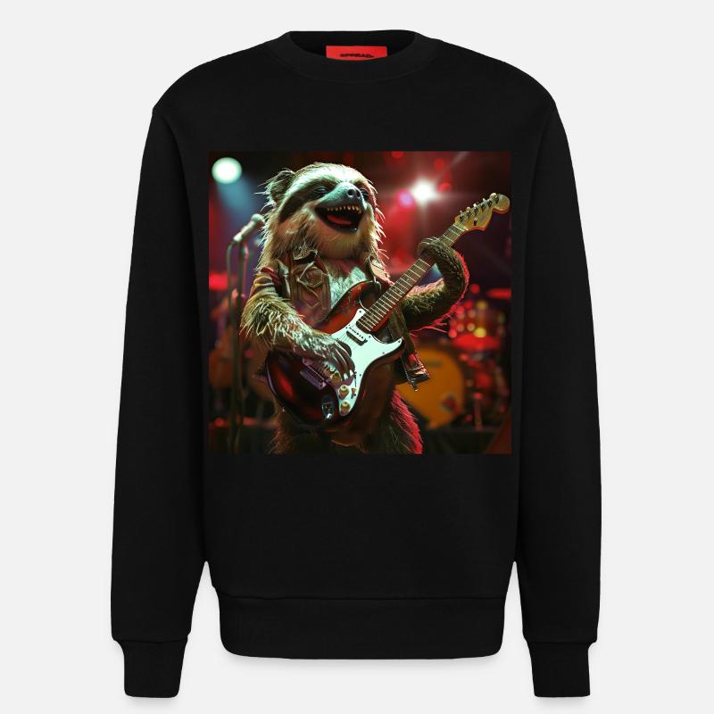 Faultier - Sweatshirt - made by SPREAD  - SOLID BLACK