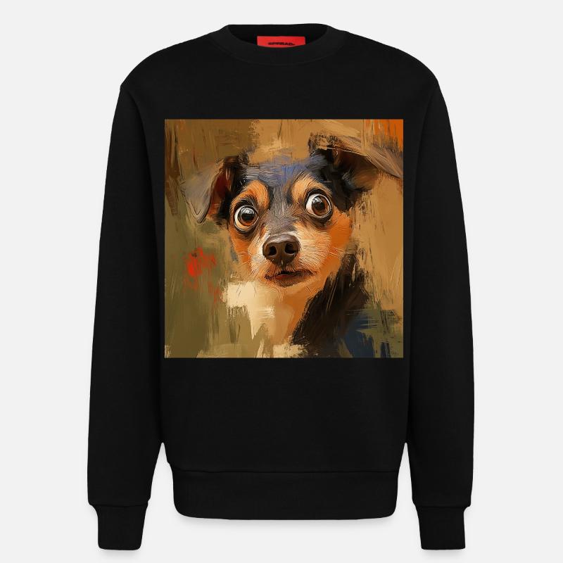 Hund - Sweatshirt - made by SPREAD  - SOLID BLACK