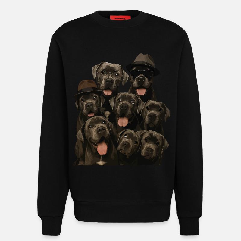 Cane Corso - Sweatshirt - made by SPREAD  - SOLID BLACK