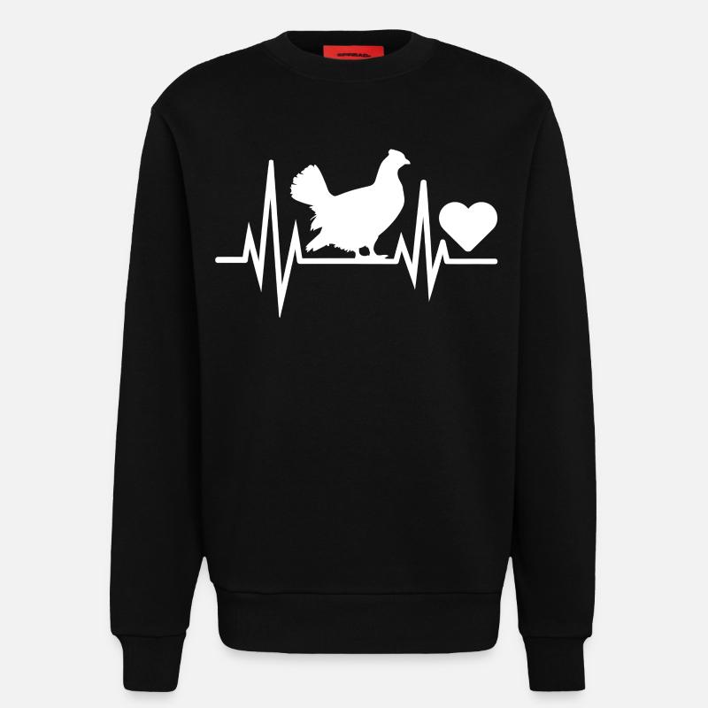 Auerhahn - Sweatshirt - made by SPREAD  - SOLID BLACK