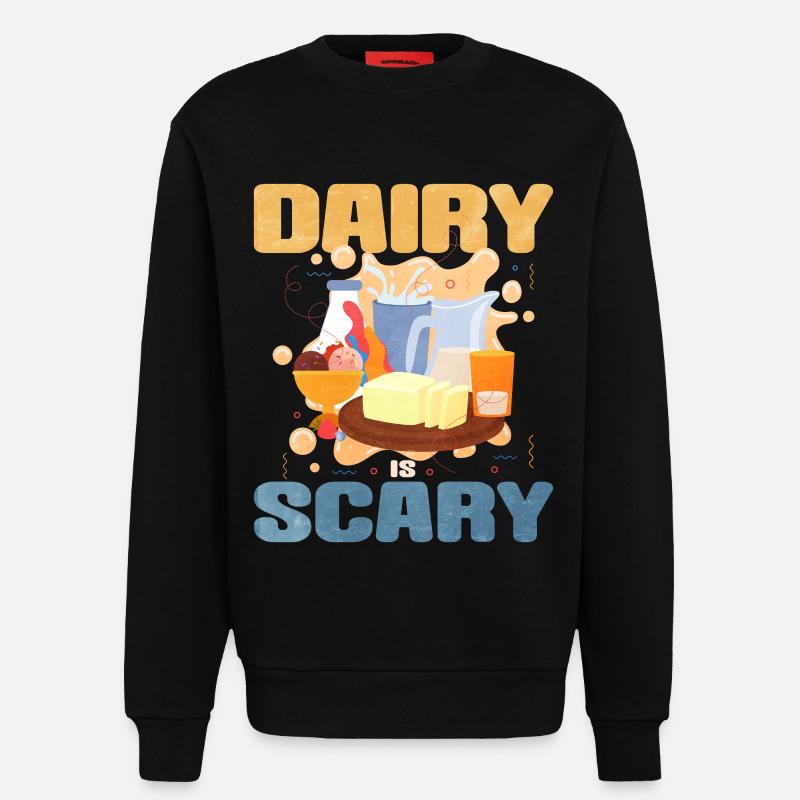 Molkerei - Sweatshirt - made by SPREAD  - SOLID BLACK