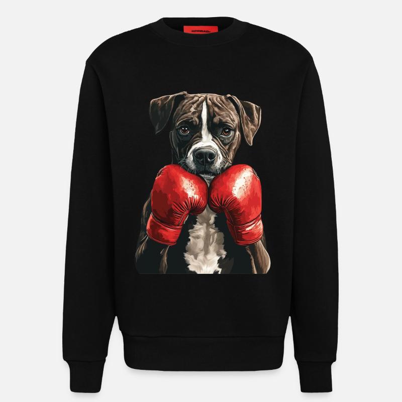 Hund - Sweatshirt - made by SPREAD - SOLID BLACK
