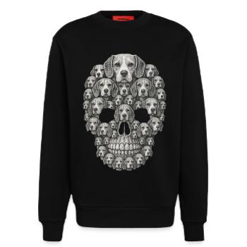 Beagle - Sweatshirt - made by SPREAD  - SOLID BLACK - Vorne