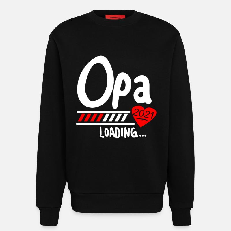 Opa Loading 2021 - Sweatshirt - made by SPREAD  - SOLID BLACK