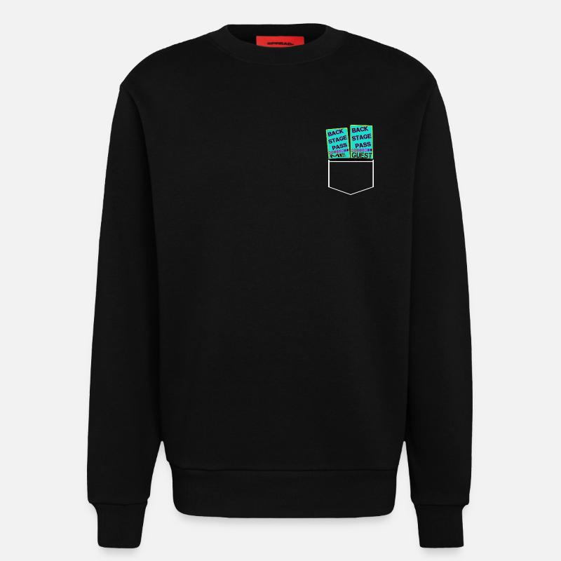  Gästepass  - Sweatshirt - made by SPREAD  - SOLID BLACK