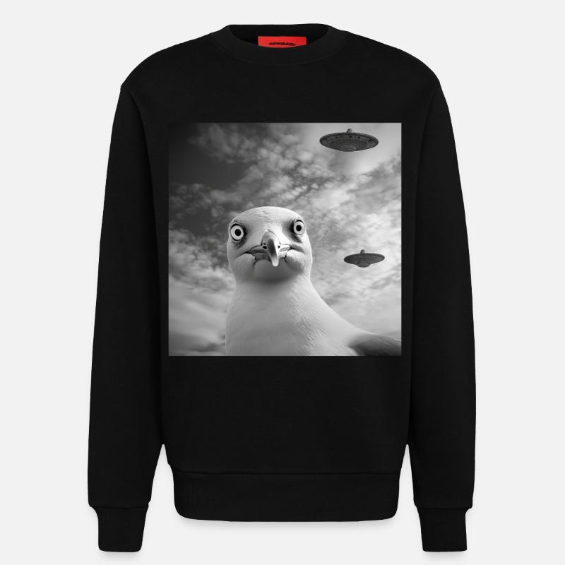 Möwe - Sweatshirt - made by SPREAD - SOLID BLACK