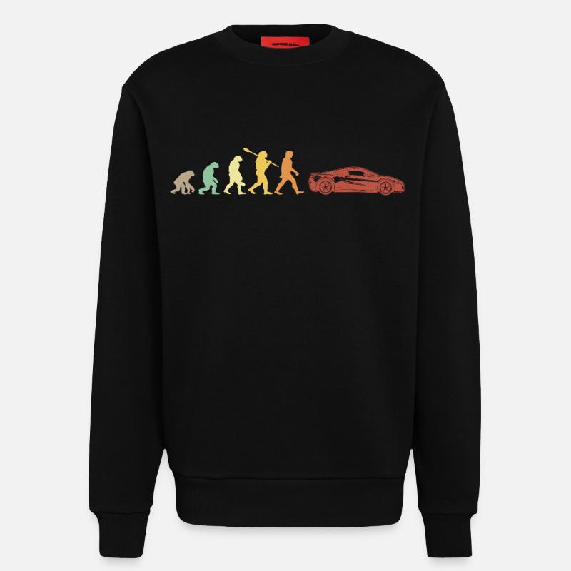 Auto De Sport Evolution - Sweatshirt - made by SPREAD  - SOLID BLACK