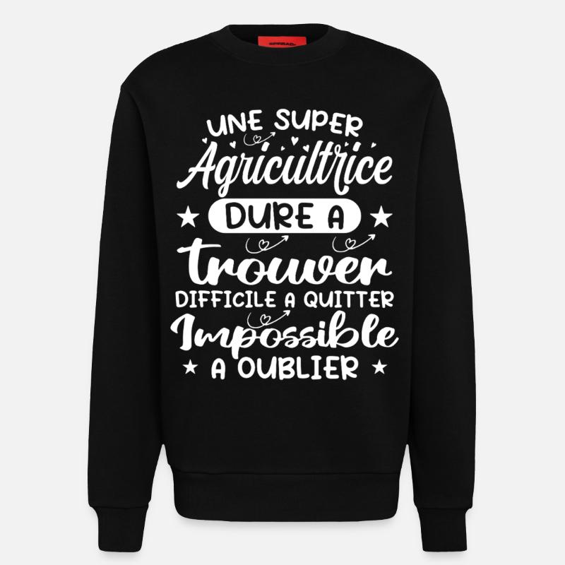 Ein Superbauer - Bauerngeschenk - Sweatshirt - made by SPREAD  - SOLID BLACK