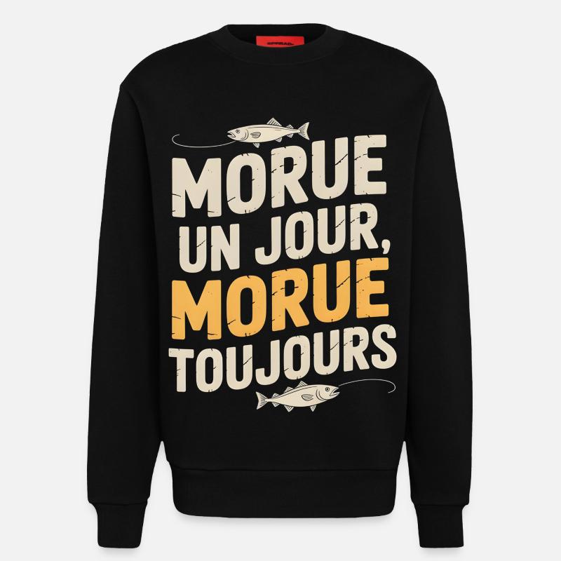 Once cod Cod - Sweatshirt - made by SPREAD  - SOLID BLACK