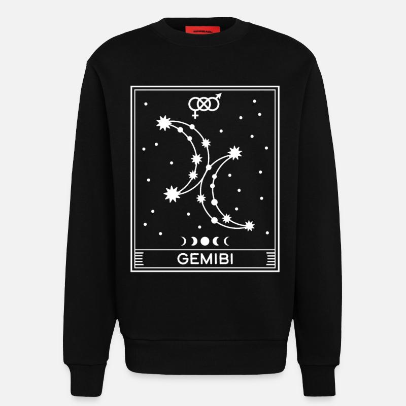 Gemibi - Sweat bio décontracté fabriqué en UE - SOLID BLACK