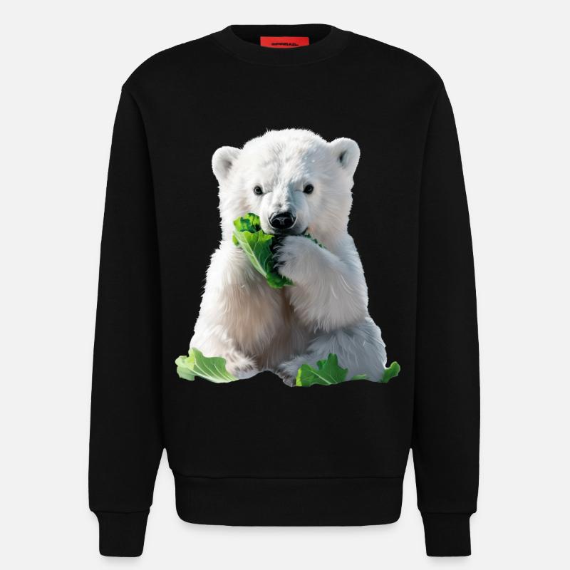 Eisbär - Sweatshirt - made by SPREAD  - SOLID BLACK