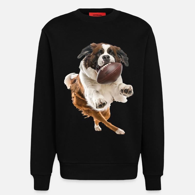 Bernhardiner - Sweatshirt - made by SPREAD  - SOLID BLACK