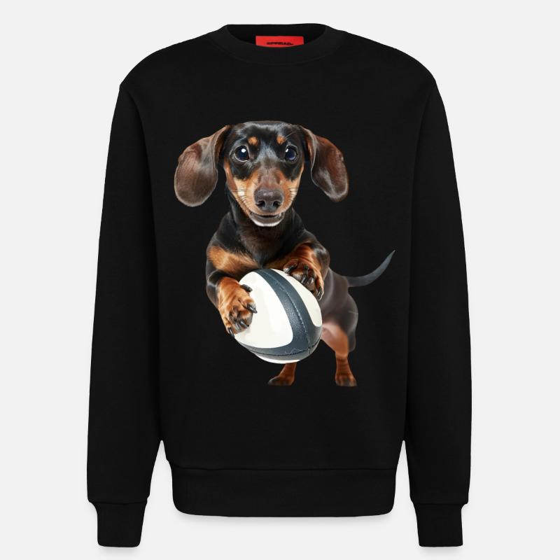 Dackel - Sweatshirt - made by SPREAD  - SOLID BLACK