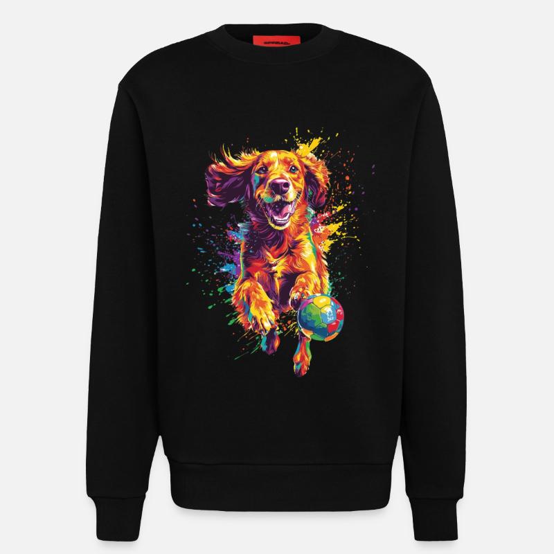 Irish Setter - Sweatshirt - made by SPREAD  - SOLID BLACK