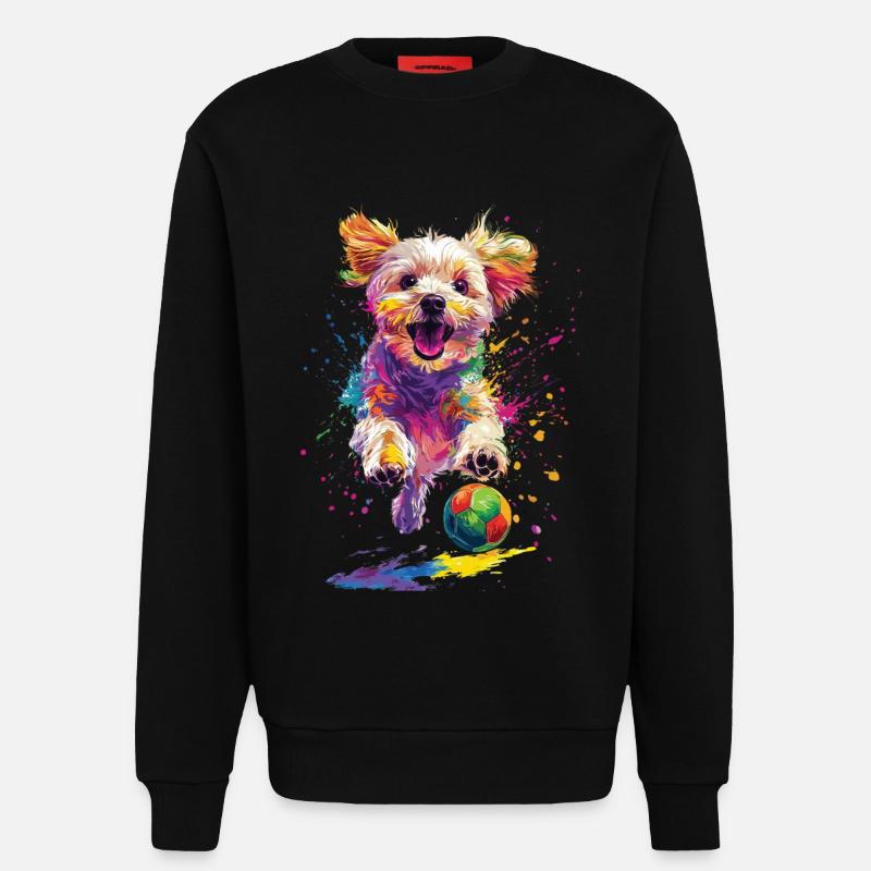 maltesisch - Sweatshirt - made by SPREAD  - SOLID BLACK