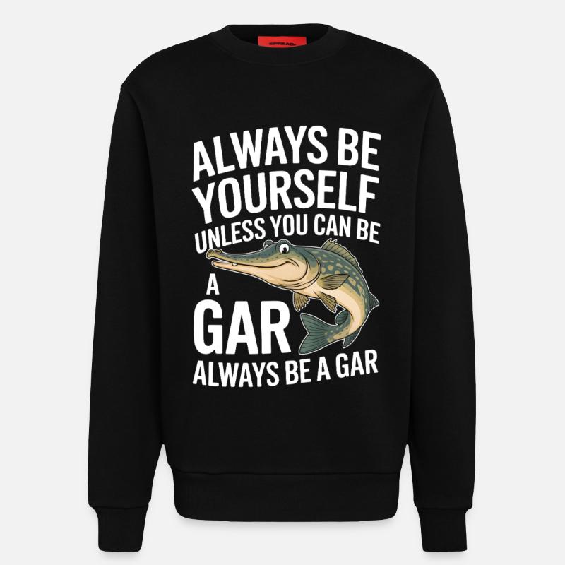 Gar - Sweatshirt - made by SPREAD - SOLID BLACK