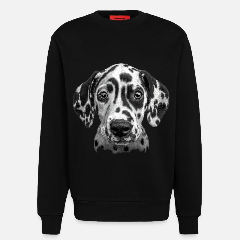 Dalmatiner - Sweatshirt - made by SPREAD  - SOLID BLACK