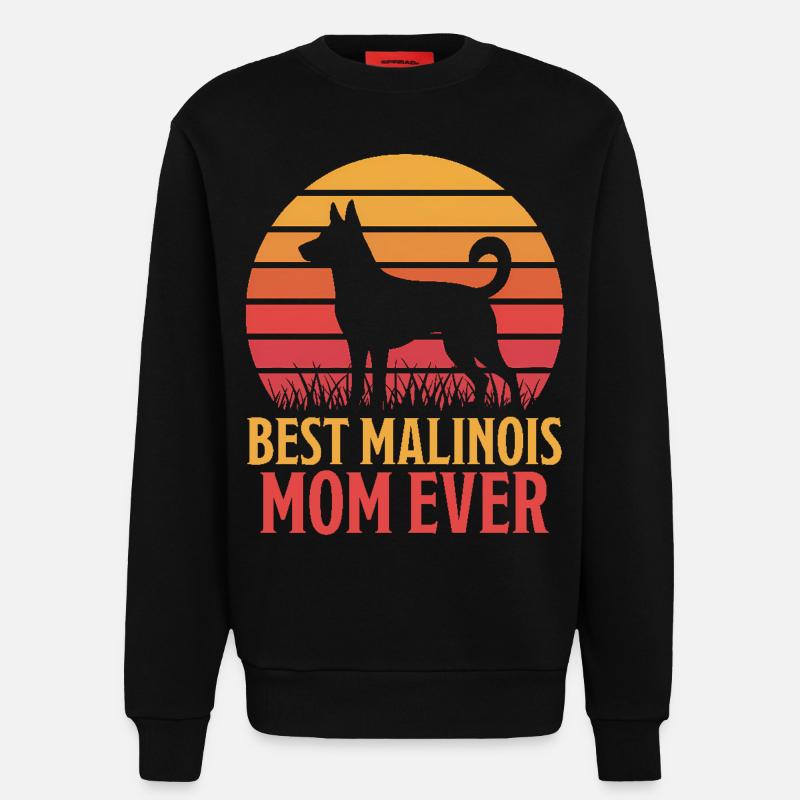 Belgischer Schäferhund Spruch Malinois Geschenk - Sweatshirt - made by SPREAD - SOLID BLACK