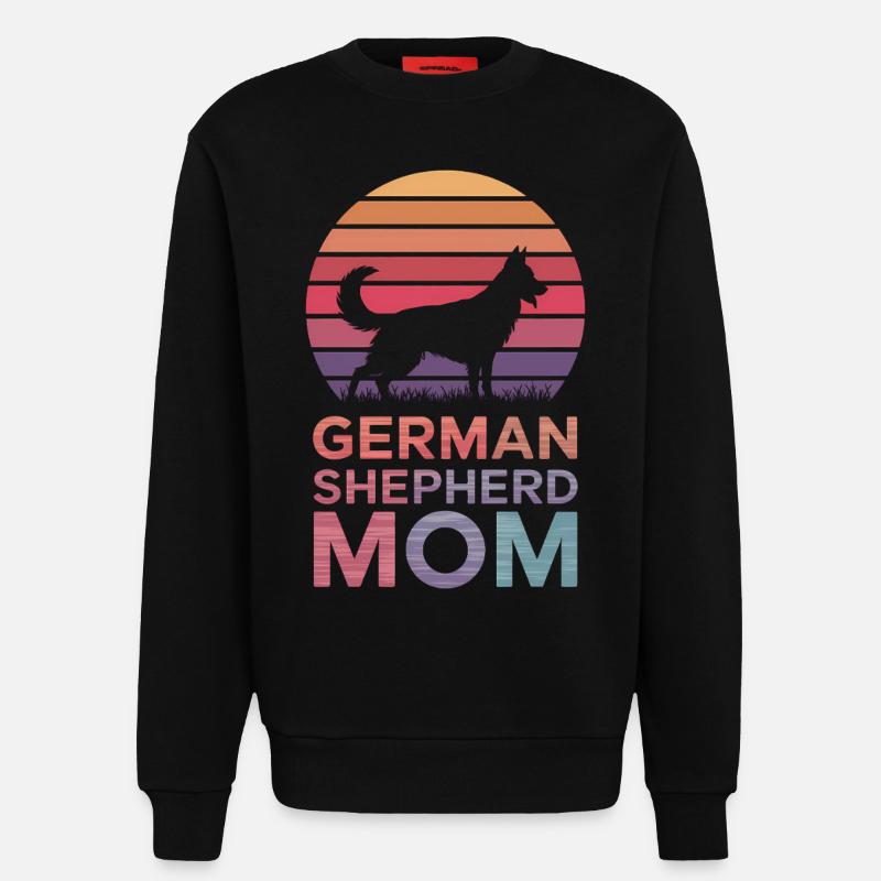 Deutscher Schäferhund Spruch Schäferhund Geschenk - Sweatshirt - made by SPREAD  - SOLID BLACK