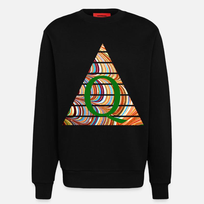 dreieck e 56 q - Sweatshirt - made by SPREAD  - SOLID BLACK