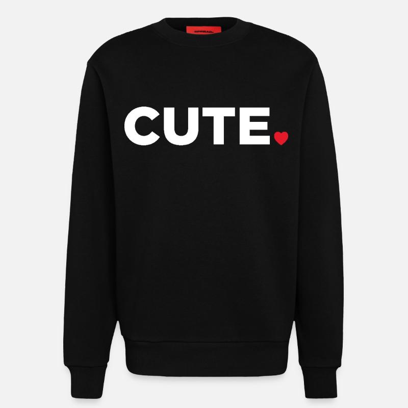 Niedlich - Sweatshirt - made by SPREAD  - SOLID BLACK