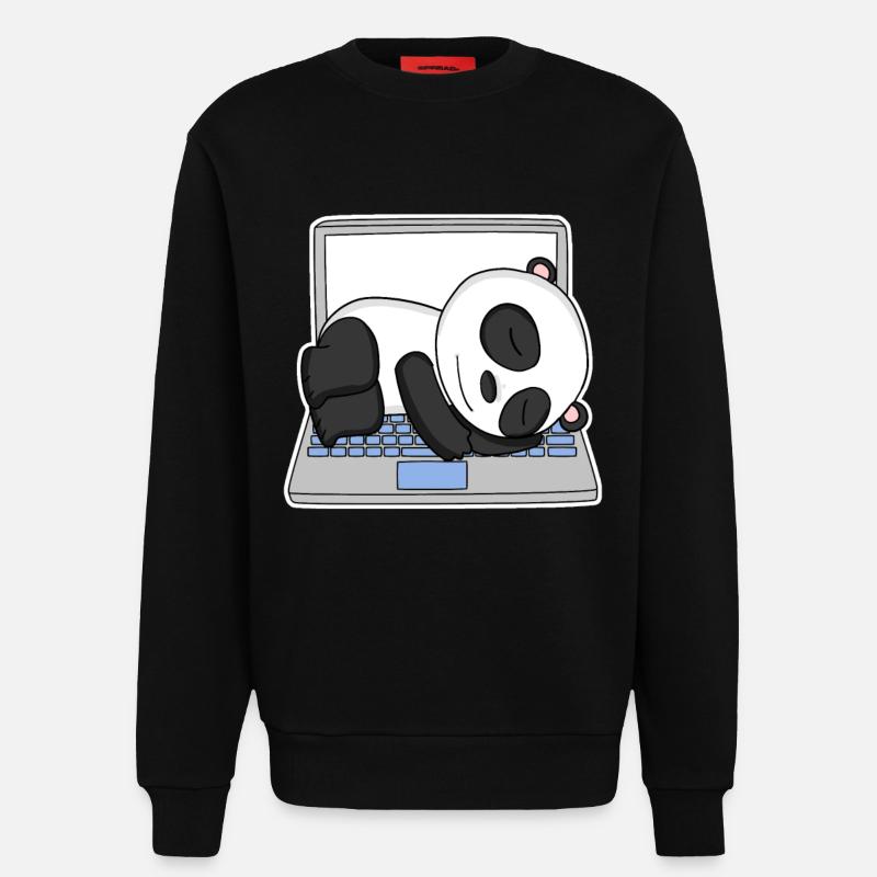 Computer Nerd Programmierer Herren Geschenk - Sweatshirt - made by SPREAD  - SOLID BLACK
