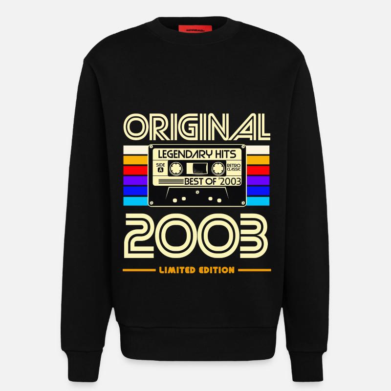 Originale limitierte Kassette von 2003 - Sweatshirt - made by SPREAD - SOLID BLACK