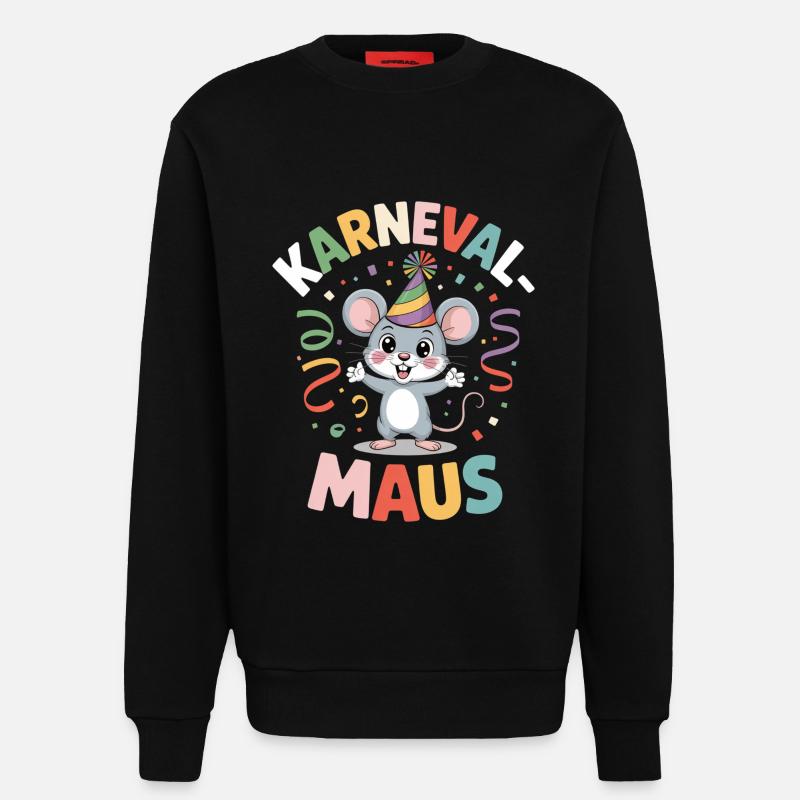 Carnival Mouse Cologne Carnival Mouse - Sweatshirt - made by SPREAD  - SOLID BLACK