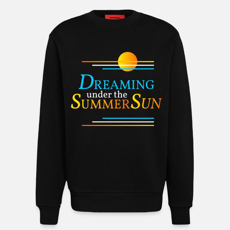 Summersun - Sweatshirt - made by SPREAD  - SOLID BLACK