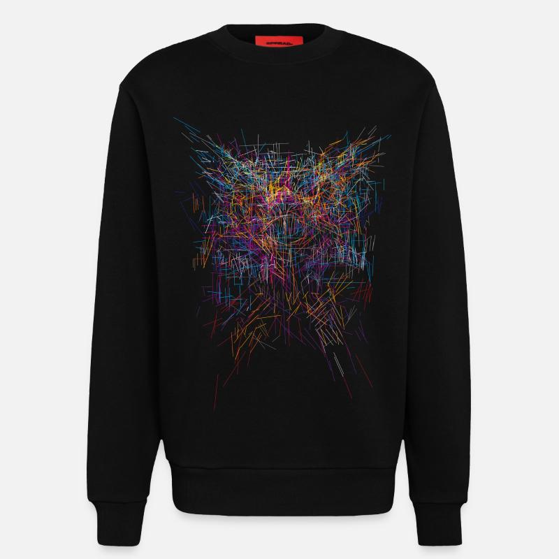 Sci-Fi Horror Design - Sweatshirt - made by SPREAD  - SOLID BLACK