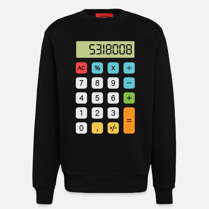 Brüste Rechner - Sweatshirt - made by SPREAD  - SOLID BLACK