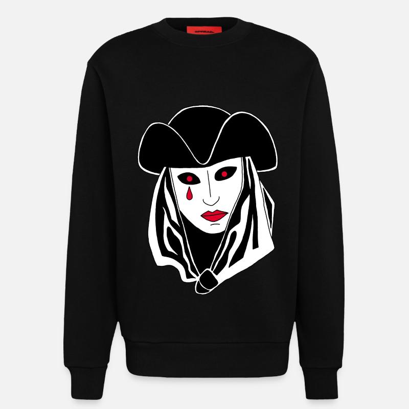 Das Phantom von Venedig - Sweatshirt - made by SPREAD  - SOLID BLACK