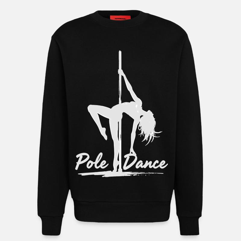 Pole Dance Poledancerin Silhouette Geschenk - Sweatshirt - made by SPREAD  - SOLID BLACK