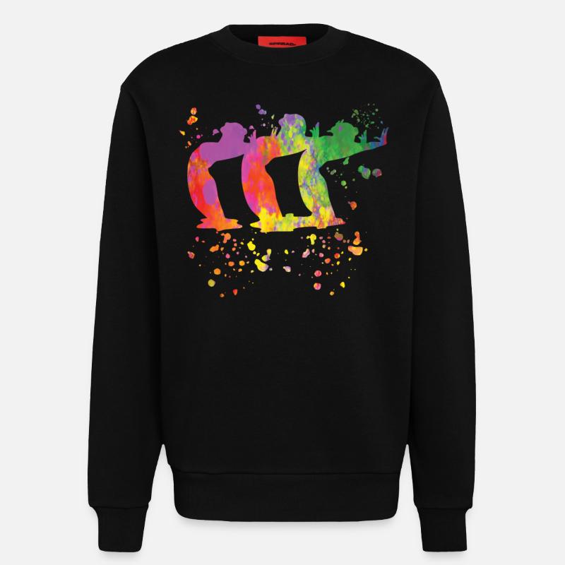 Artistic Swim Team Synchronschwimmen - Sweatshirt - made by SPREAD - SOLID BLACK