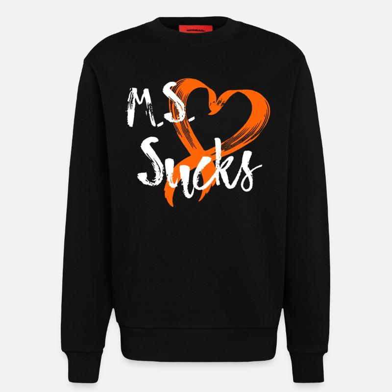 Multiple Sclerosis Awareness - Sweatshirt - made by SPREAD - SOLID BLACK