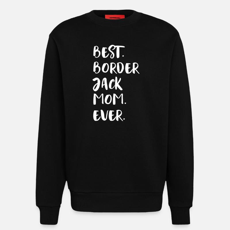 Border Jack - Sweatshirt - made by SPREAD  - SOLID BLACK