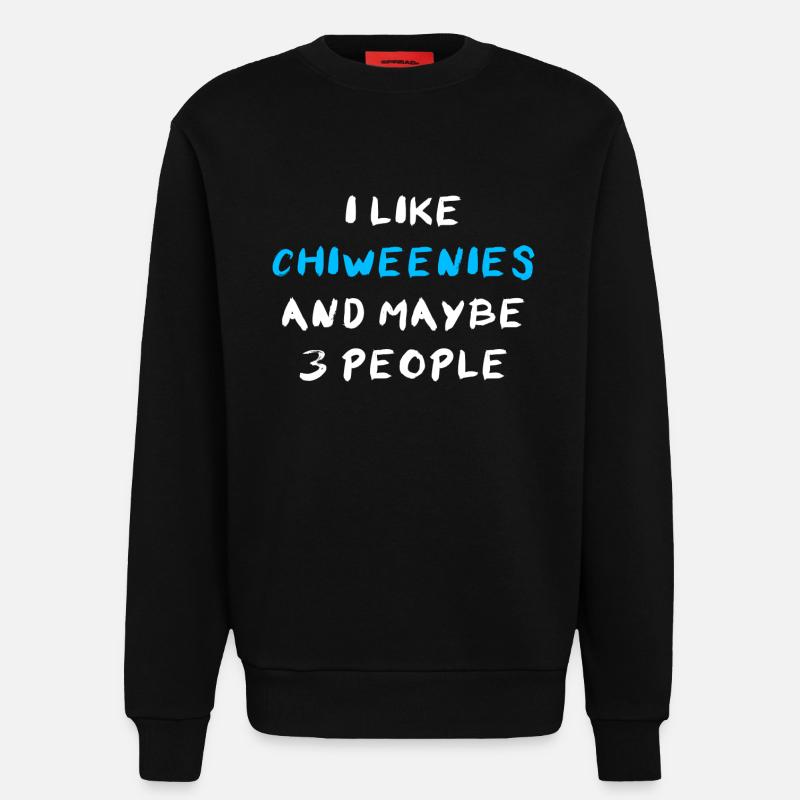 Chiweenie - Sweatshirt - made by SPREAD  - SOLID BLACK