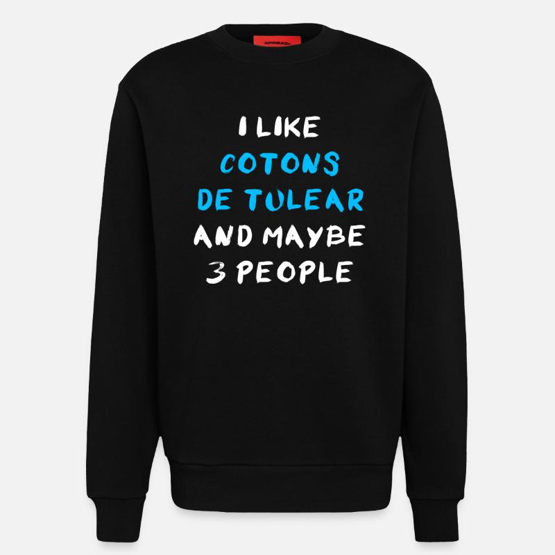 Coton de Tulear - Sweatshirt - made by SPREAD  - SOLID BLACK